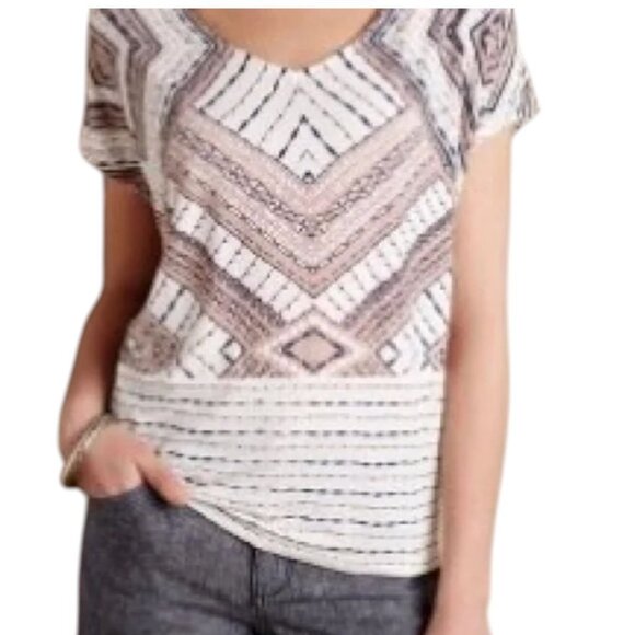 Anthropologie‎ T Tee Womens M Piona Cocoon Tshirt Top - Picture 1 of 10